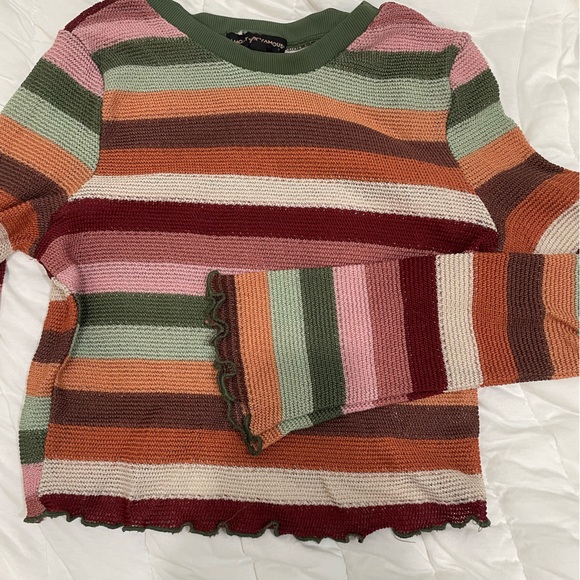 TRENDY STRIPED SWEATER - Picture 1 of 1